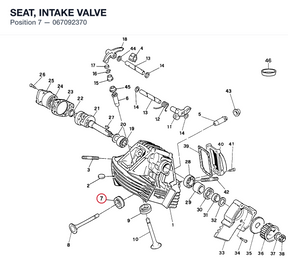 SEAT, INTAKE VALVE