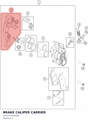 Diagram preview: BRAKE CALIPER CARRIER (A54113014000)