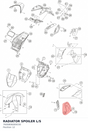 Diagram preview: RADIATOR SPOILER L/S (7600806000030)