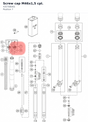 Diagram preview: Screw cap M46x1,5 cpl. (43570806S)