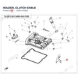 HOLDER, CLUTCH CABLE product image