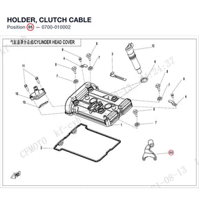 HOLDER, CLUTCH CABLE product image