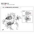 BOLT M8x110 product image