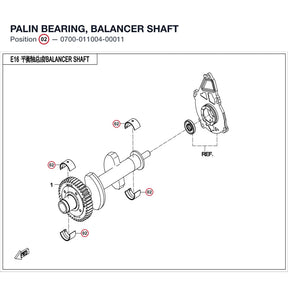 PALIN BEARING, BALANCER SHAFT product image