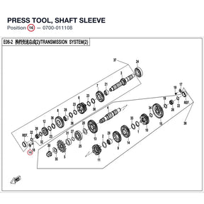 PRESS TOOL, SHAFT SLEEVE product image