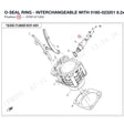 O-SEAL RING - INTERCHANGEABLE WITH 0180-023201 product image