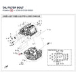 OIL FILTER BOLT product image