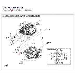 OIL FILTER BOLT product image