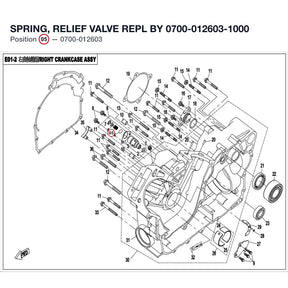 SPRING, RELIEF VALVE REPL BY 0700-012603-1000 product image