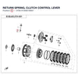 RETURN SPRING, CLUTCH CONTROL LEVER product image