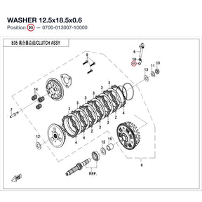 WASHER 12.5x18.5x0.6 product image