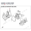 GASKET, LH SIDE COVER product image