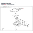 GASKET, OIL PAN product image