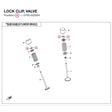 LOCK CLIP, VALVE product image