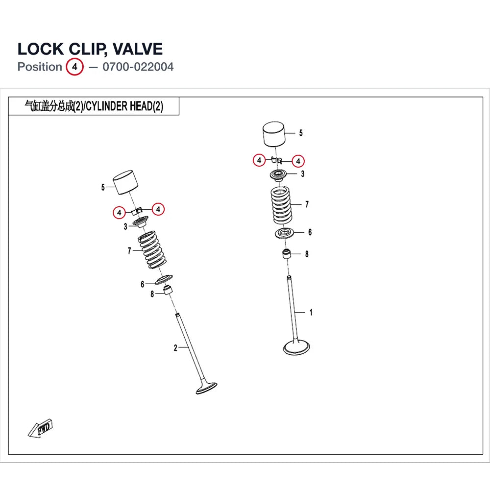 LOCK CLIP, VALVE product image