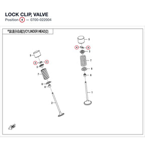 LOCK CLIP, VALVE product image