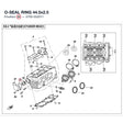 O-SEAL RING 44.5x2.5 product image