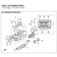 BOLT, CYLINDER HEAD product image