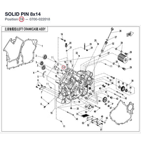 SOLID PIN 8x14 product image