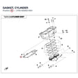 GASKET, CYLINDER product image