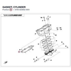 GASKET, CYLINDER product image