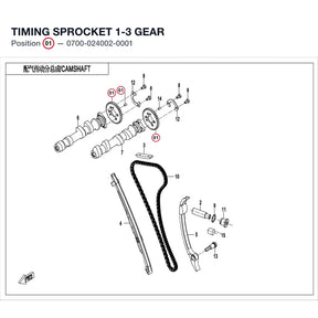 TIMING SPROCKET product image