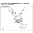 PIN SHAFT - INTERCHANGEABLE WITH  0700-024008 product image