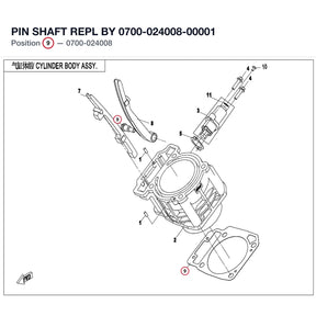 PIN SHAFT REPL BY 0700-024008-00001 product image