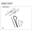 CAMSHAFT, EXHAUST product image