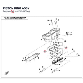 PISTON RING ASSY product image