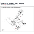 DRIVE GEAR, BALANCE SHAFT product image