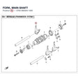 FORK, MAIN SHAFT product image