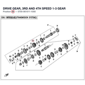 DRIVE GEAR, 3RD AND 4TH SPEED product image