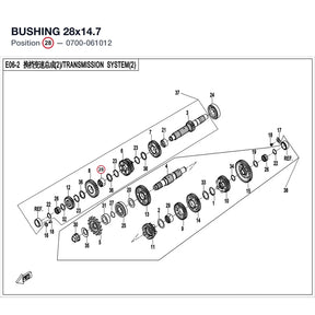 BUSHING 28x14.7 product image