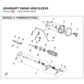 GEARSHIFT SWING ARM SLEEVE product image