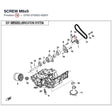 SCREW M6x9 product image