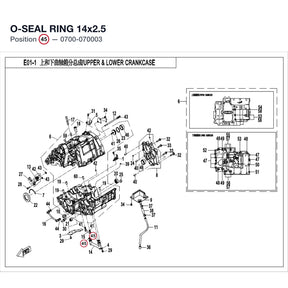 O-SEAL RING 14x2.5 product image