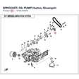 SPROCKET, OIL PUMP product image
