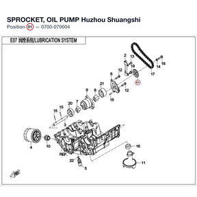 SPROCKET, OIL PUMP product image