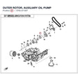 OUTER ROTOR, AUXILIARY OIL PUMP product image