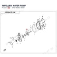 IMPELLER, WATER PUMP product image