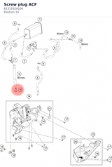Diagram preview: Screw plug ACF (61315026100)