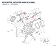 ADJUSTER, ROCKER ARM 2.65 MM 072392595 diagram position