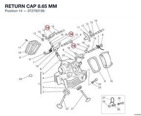 RETURN CAP 8.65 MM 072792186 diagram position