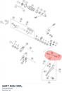Diagram preview: SHIFT ROD CMPL. (63534036144)