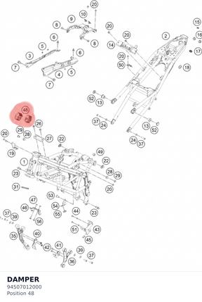 Diagram preview: DAMPER (94507012000)