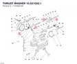 THRUST WASHER 10.5X15X0.1