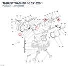 THRUST WASHER 10.5X15X0.1