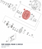 Diagram preview: RIM WHEEL REAR 2.50X18 (A60110070000)