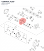 Diagram preview: CONTROL FLAP (A43037020000)